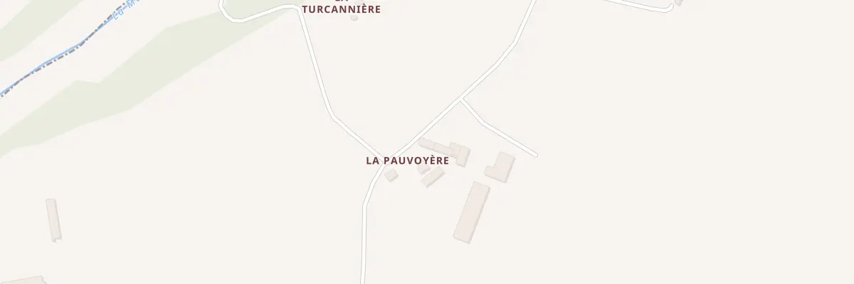 Plan du 1 La Pauvoyère à Chantrigné