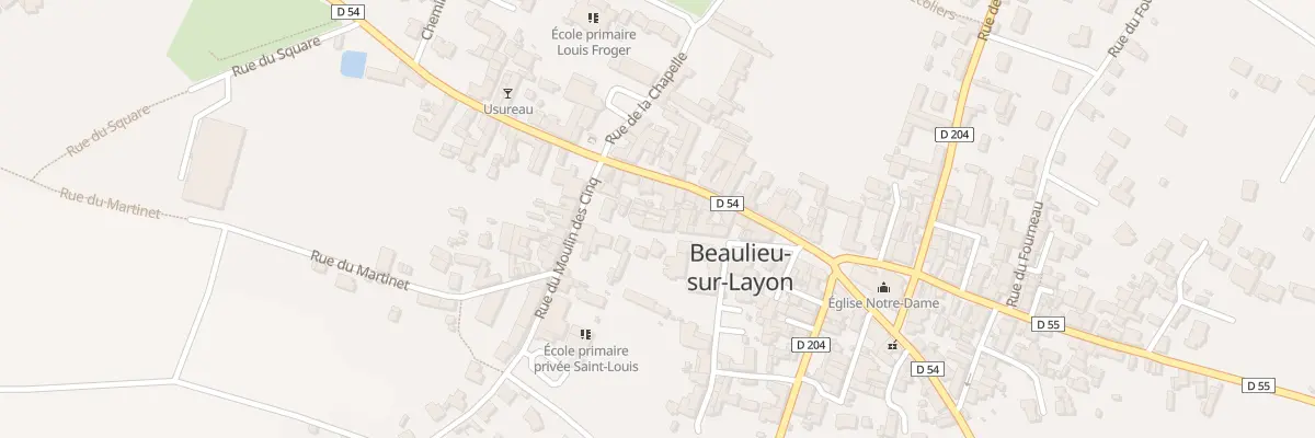 Plan du 11 Rue de la Mairie à Beaulieu-sur-Layon