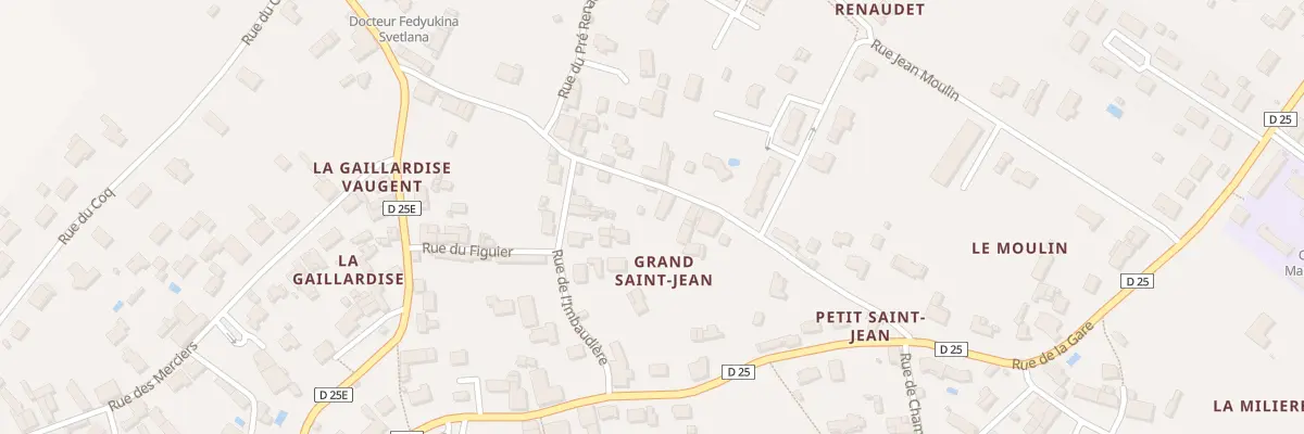 Plan du 23 Rue du Grand St Jean à Benet