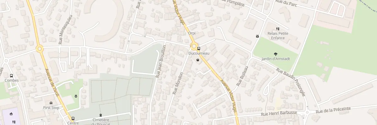 Plan du 55 Rue Mondon au Bouscat