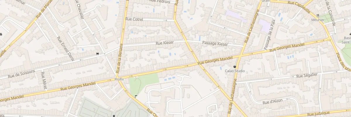 Plan du 95 Rue Georges Mandel à Bordeaux