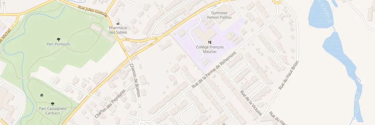 Plan du 7 All de Hermiton à Léognan