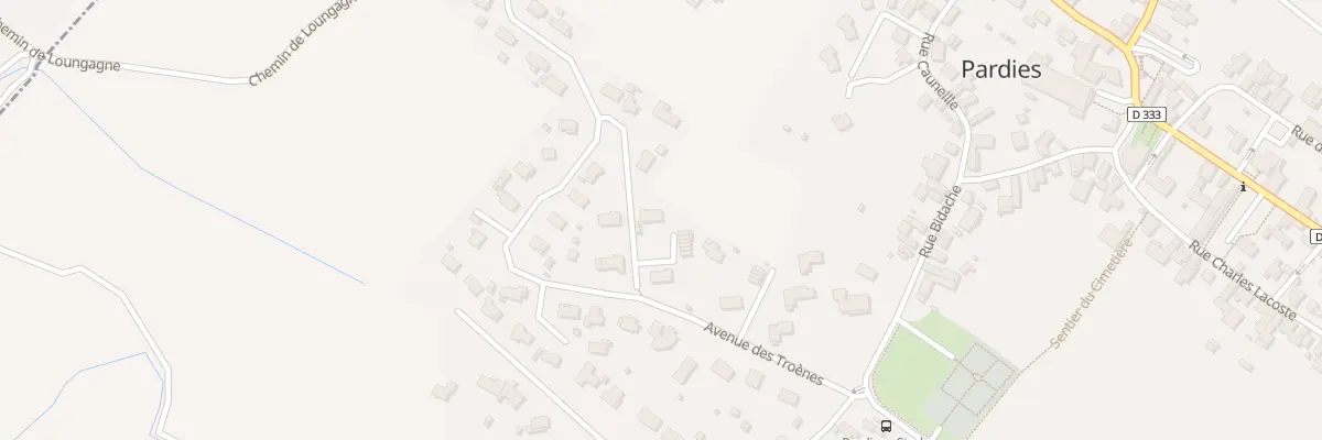 Plan du 2 Av des Troènes à Pardies