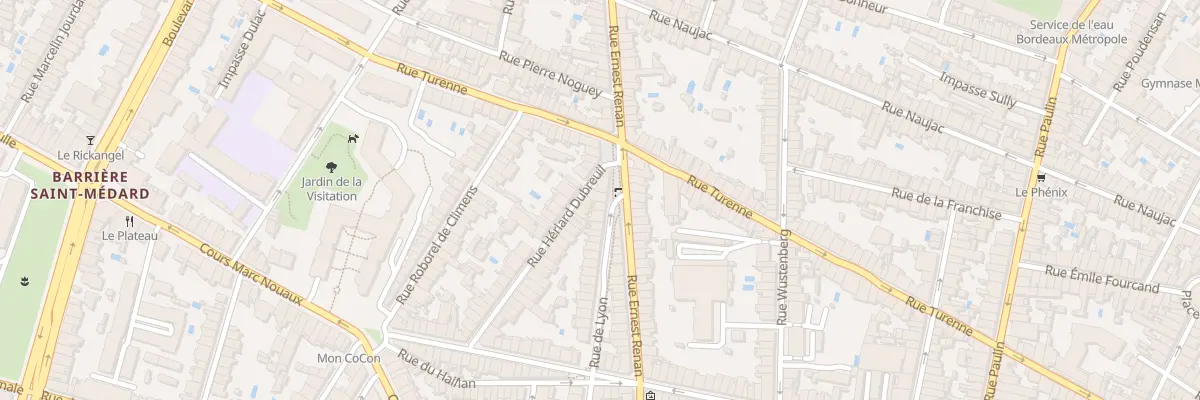 Plan du 71 Rue de Lyon à Bordeaux