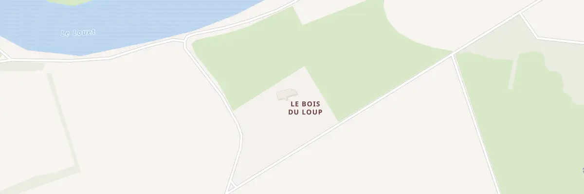 Plan du 2 Le Bois du Loup à Mozé-sur-Louet