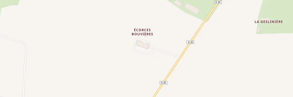 Plan du 102 Rte de Bergault à Bazougers