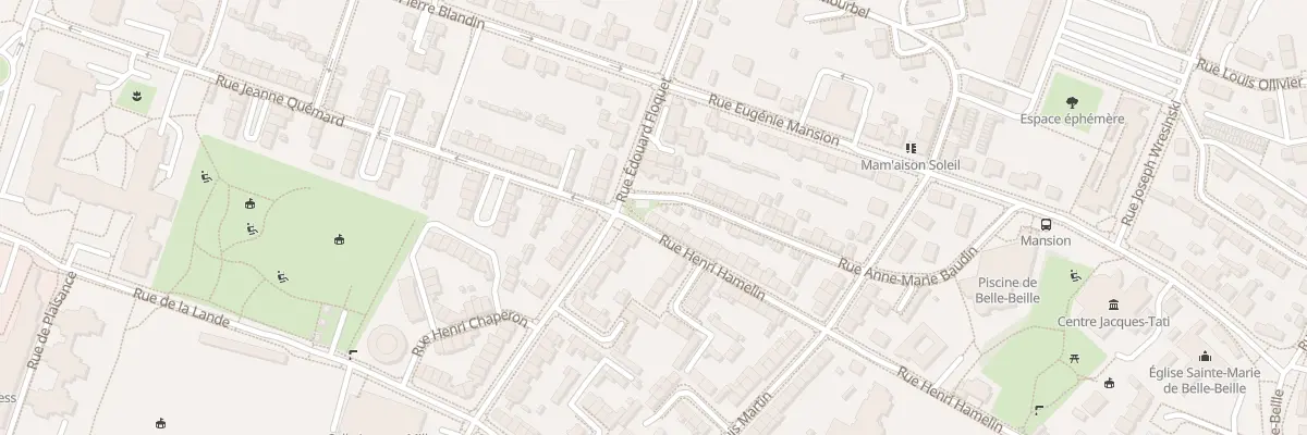Plan du 86 Rue Henri Hamelin à Angers