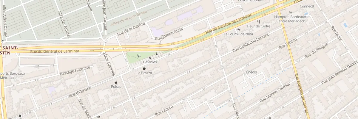 Plan du 192 Rue d’Ornano à Bordeaux