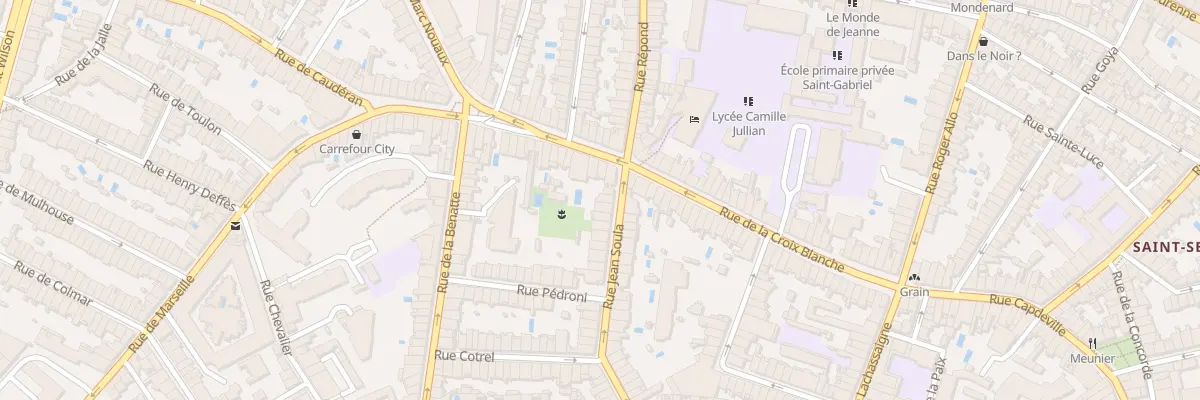 Plan du 111 Rue Jean Soula à Bordeaux