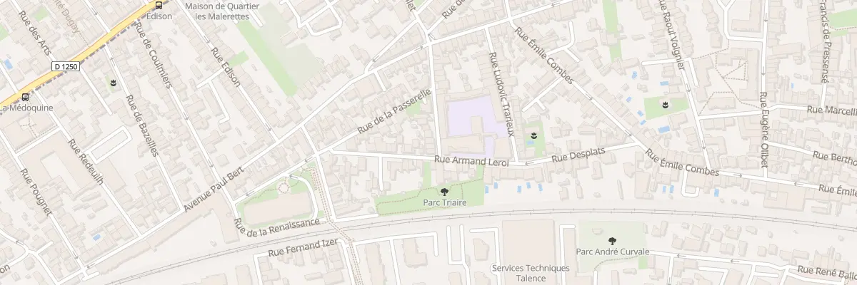 Plan du 19 Rue Henri Brisson à Talence