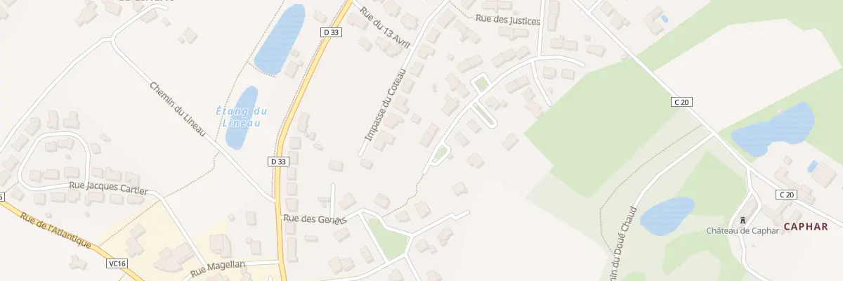 Plan du 34 Rue des Justices à Nueil-les-Aubiers