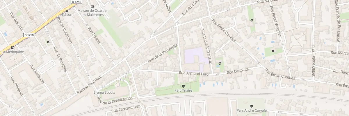 Plan du 13 Rue Henri Brisson à Talence