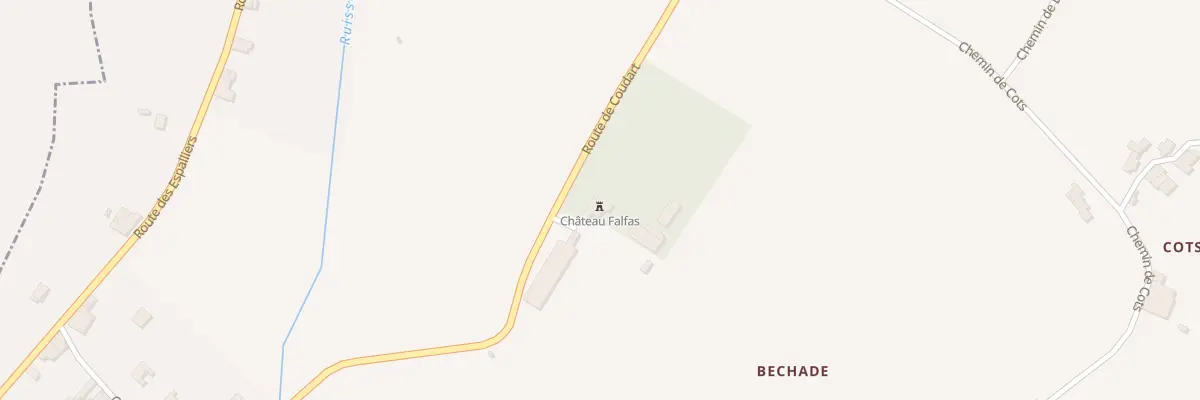 Plan du 34 Rte de Coudart à Bayon-sur-Gironde