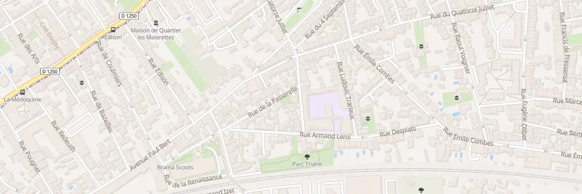 Plan du 9 Rue Henri Brisson à Talence