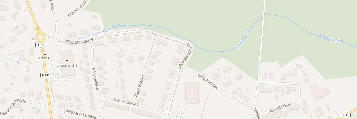 Plan du 27 All Montaigne à Saucats