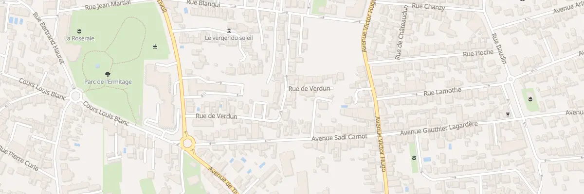 Plan du 35 Rue de Verdun au Bouscat