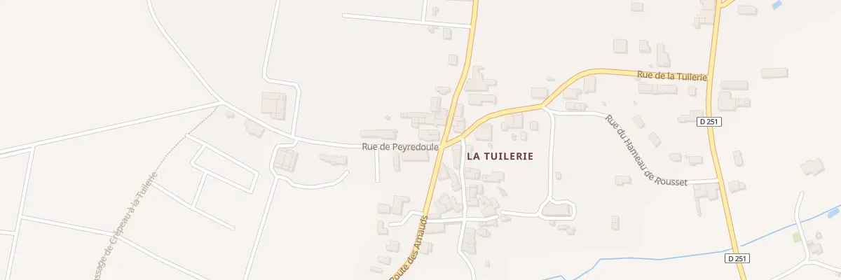 Plan du 1 Rue de Peyredoule à Berson