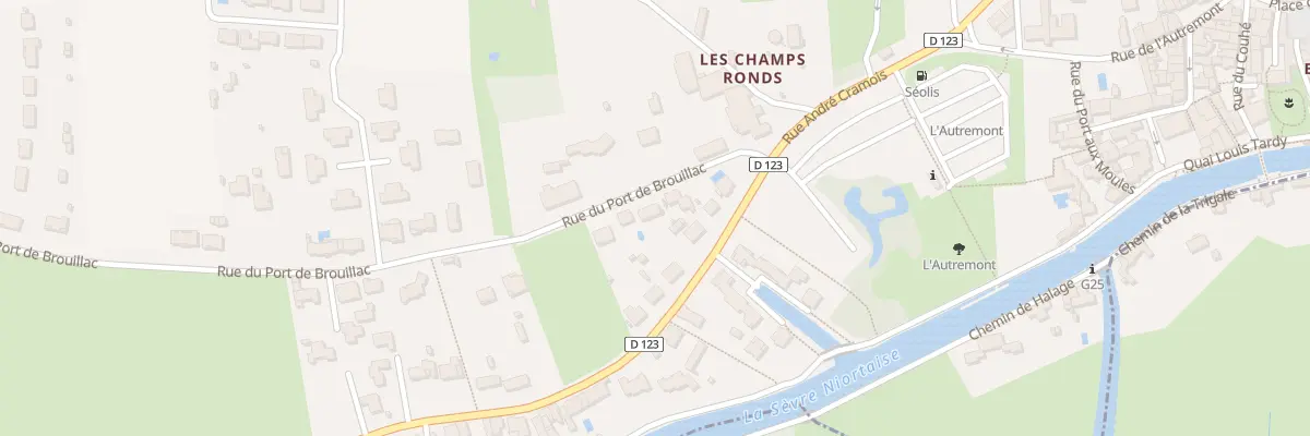 Plan du 11 Rue du Port du Brouillac à Coulon
