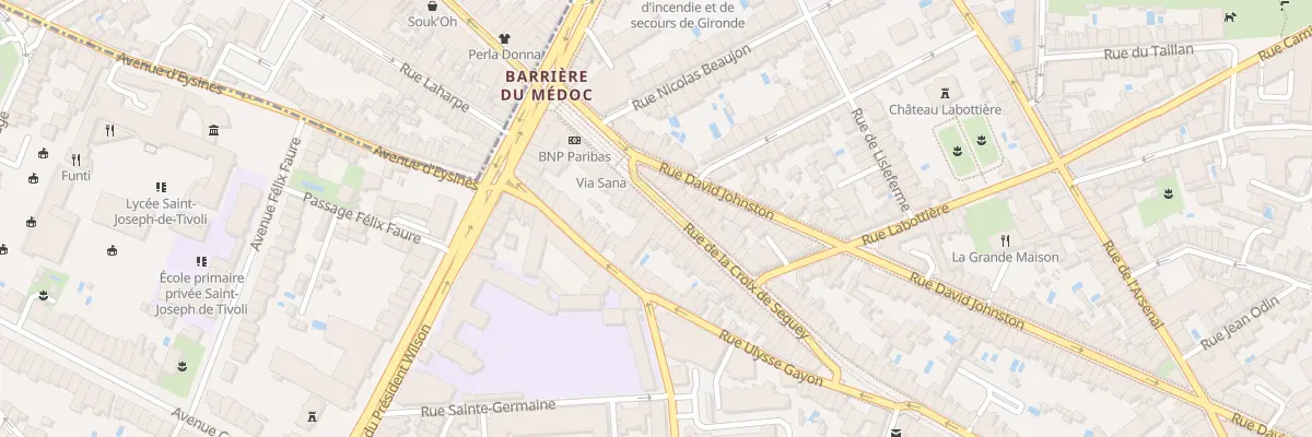 Plan du 108 Rue de la Croix de Seguey à Bordeaux