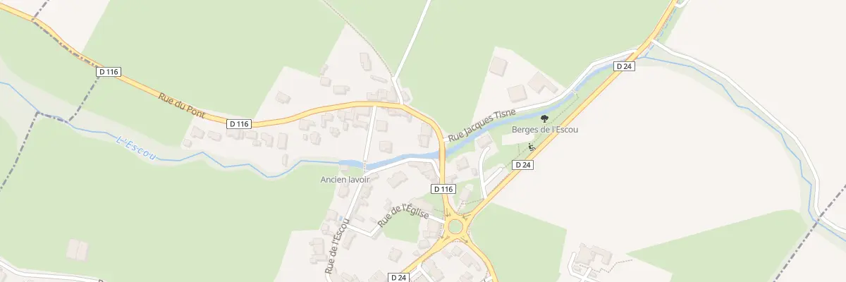 Plan du 1 Rue du Pont à Goès