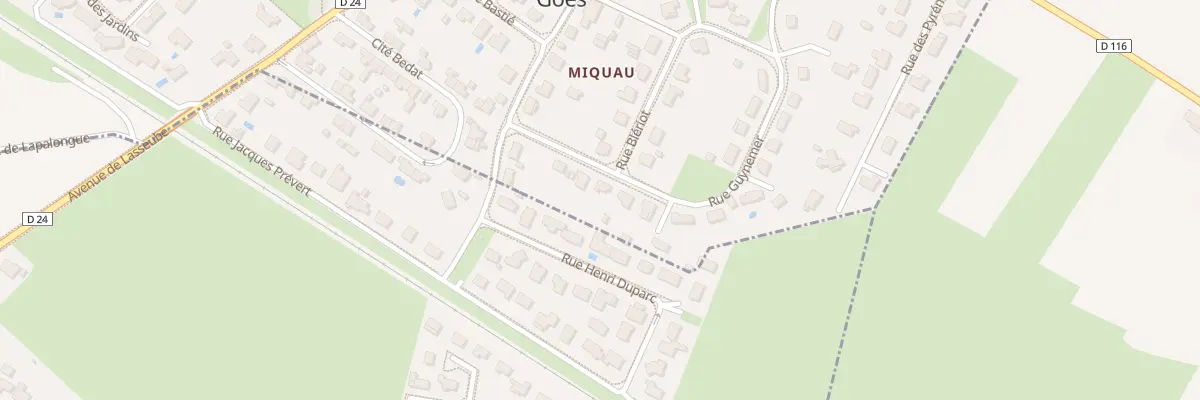 Plan du 31 Rue Guynemer à Goès