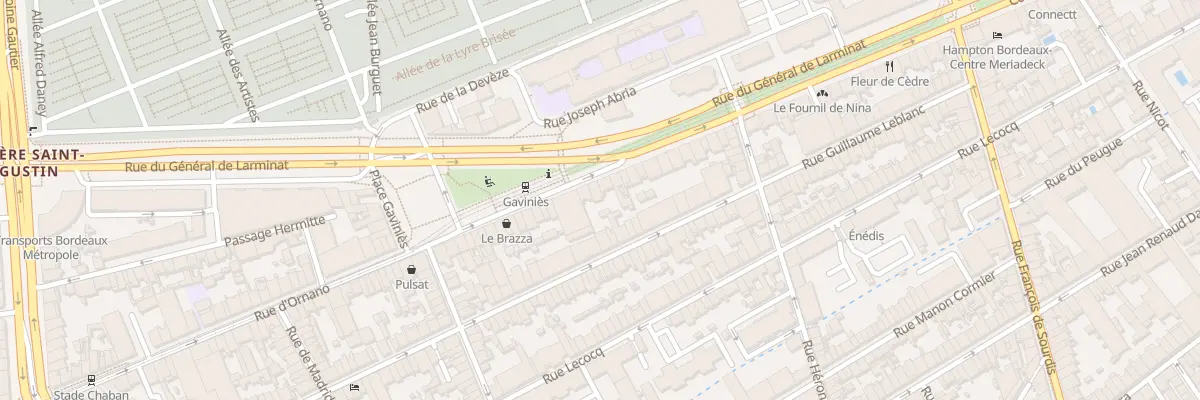 Plan du 196 Rue d’Ornano à Bordeaux