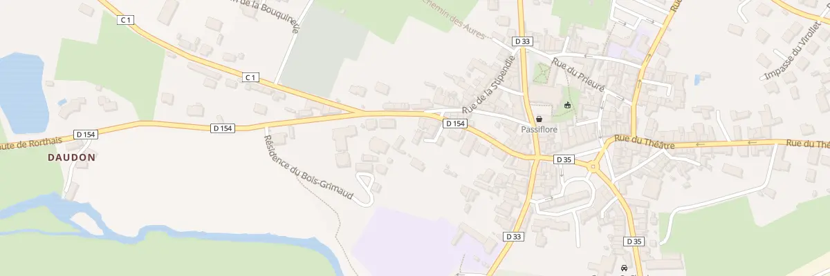 Plan du 16 Rue de Tivoly à Nueil-les-Aubiers