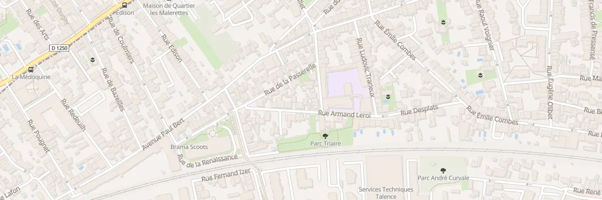 Plan du 21 Rue Armand Leroi à Talence