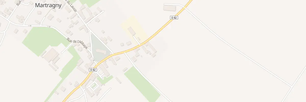 Plan du 1206 Rue de Creully Martragny à Moulins-en-Bessin