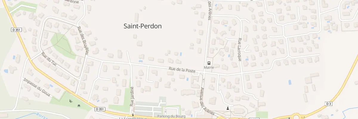 Plan du 78 Rue de la Poste à Saint-Perdon