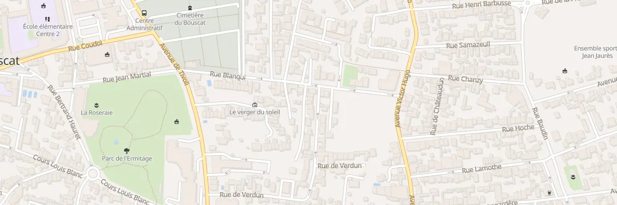 Plan du 42 Rue de Verdun au Bouscat