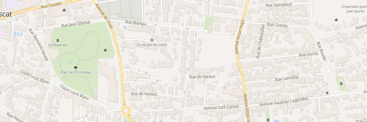 Plan du 32B Rue de Verdun au Bouscat