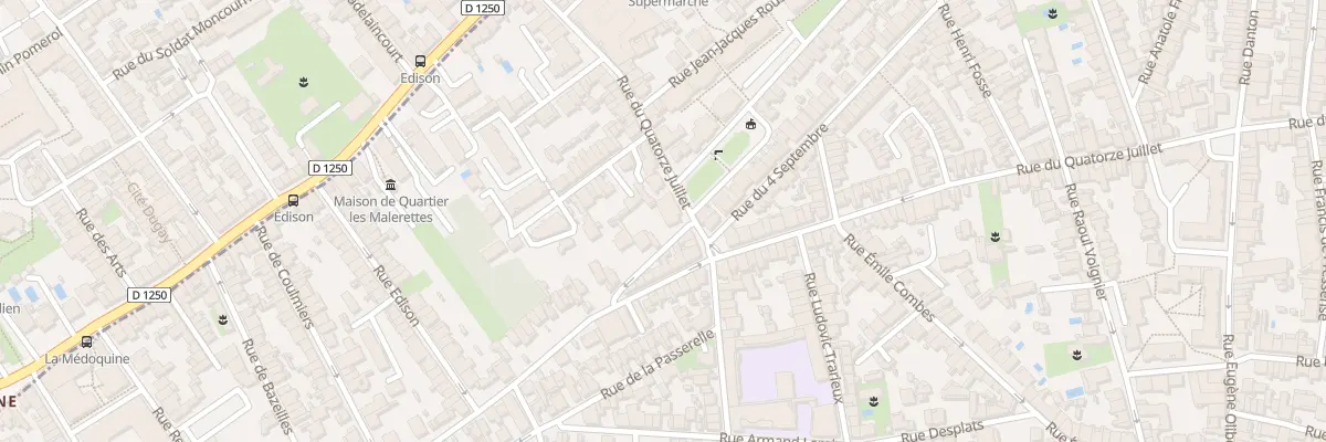 Plan du 194 Rue du Quatorze Juillet à Talence