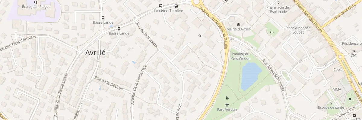 Plan du 28 Rue de la Nouette à Avrillé