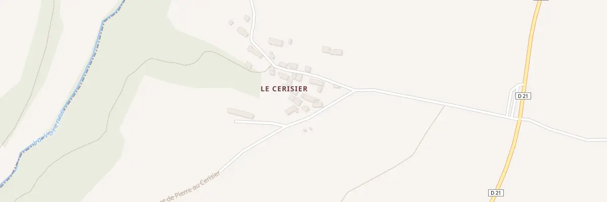 Plan du 416 Le Cerisier à Champsecret