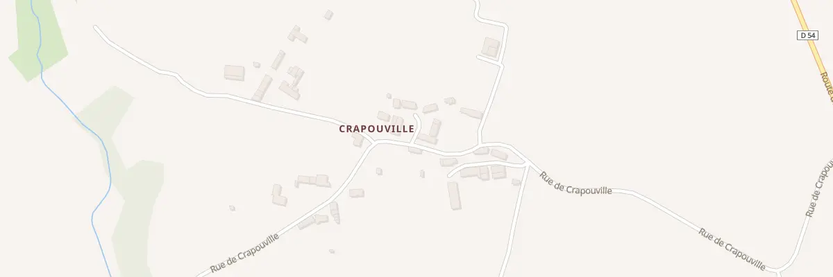 Plan du 626 Rue de Crapouville -St Pierre à Condé-en-Normandie