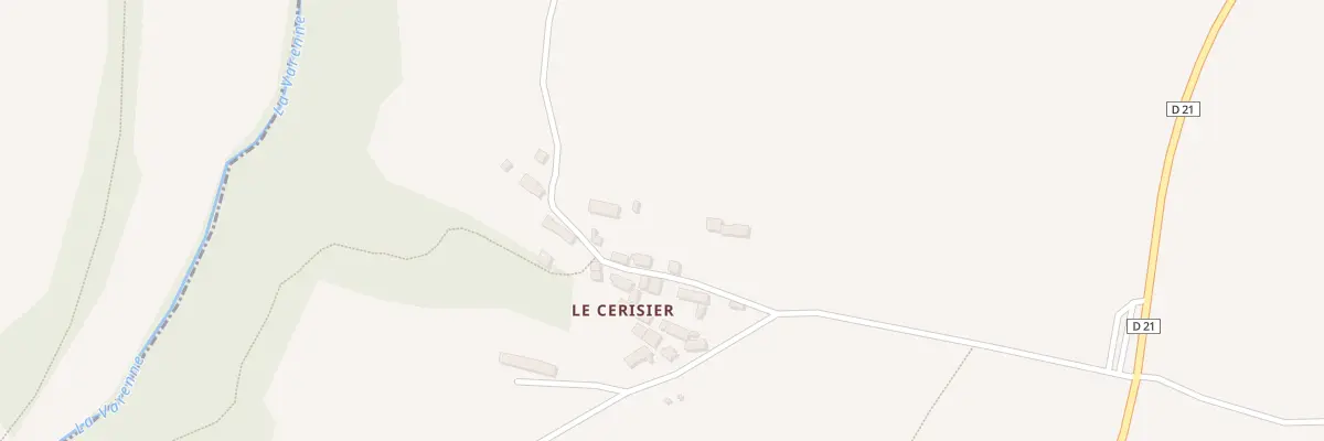 Plan du 102 Rue de la Chapelle du Cerisier à Champsecret