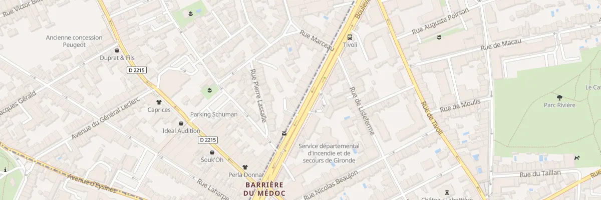 Plan du 25 Bd Pierre Premier au Bouscat