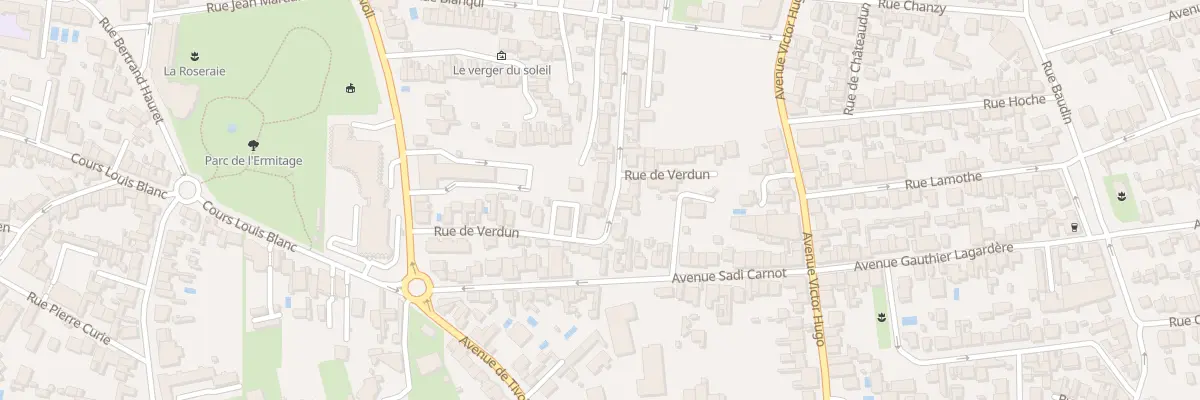 Plan du 24 Rue de Verdun au Bouscat