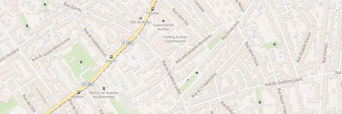 Plan du 43 Rue Jean-Jacques Rousseau à Talence