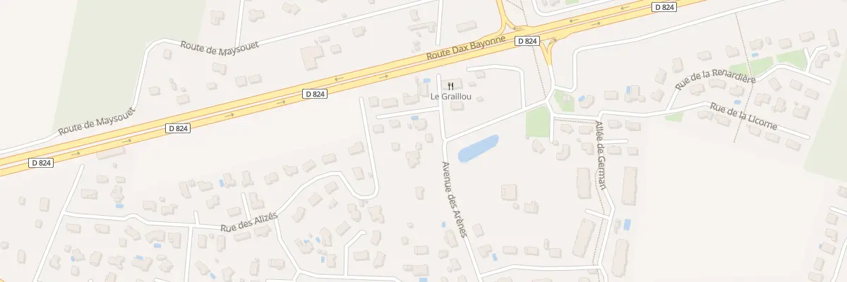 Plan du 655 Av des Arênes à Saint-Perdon