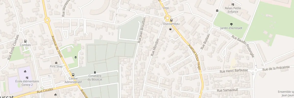 Plan du 40 Rue Mondon au Bouscat