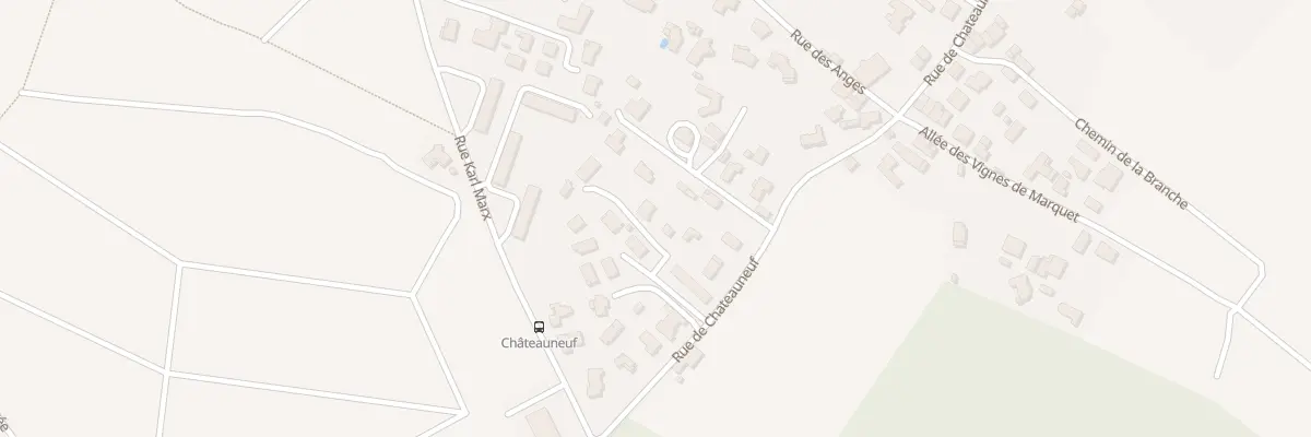 Plan du 44B Rue de Châteauneuf à Léognan