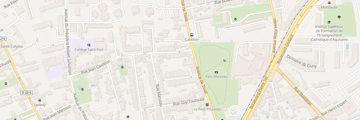 Plan du 63 Rue Castillon au Bouscat