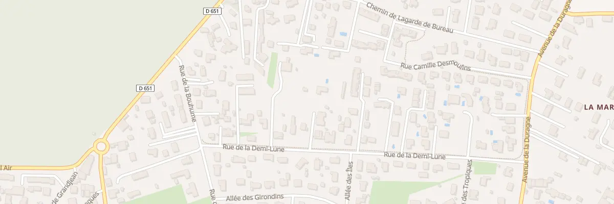 Plan du 15 Rue de la Demi-Lune à Léognan