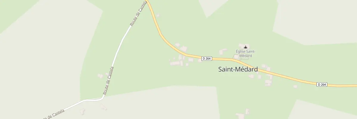Plan du 150 Rte de Casteide Candau à Saint-Médard