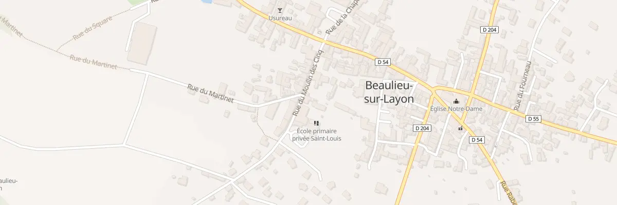 Plan du 12 Rue du Moulin des Cinq à Beaulieu-sur-Layon