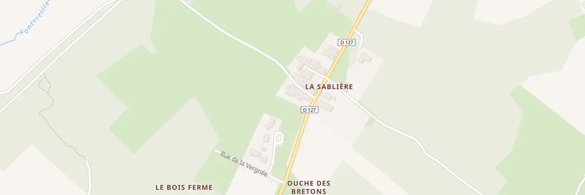 Plan du 8 Rte de Saint Jean à Fenioux