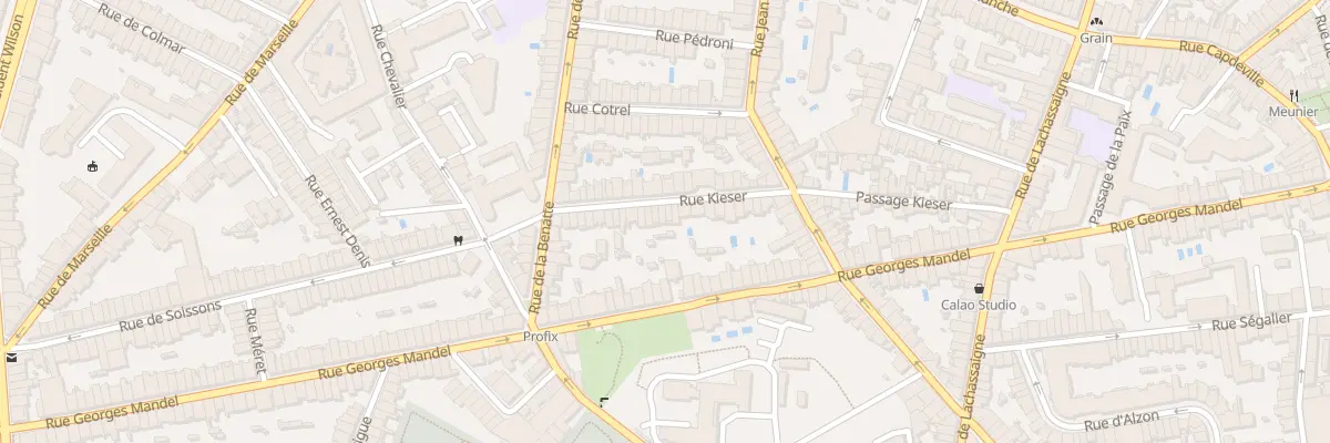 Plan du 24 Rue Kiéser à Bordeaux