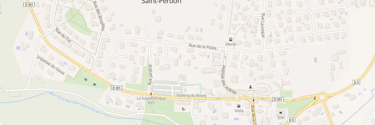 Plan du 115 Rue de la Poste à Saint-Perdon